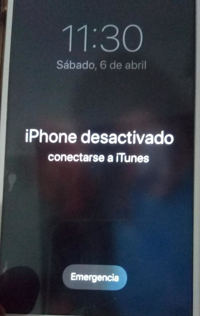 Iphone Esta Desactivado Conectarse A Itunes Iphone