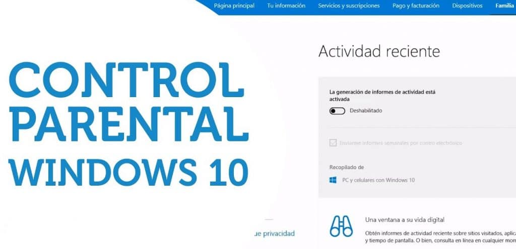 ¿Cómo ACTIVAR EL CONTROL PARENTAL DE WINDOWS 10?